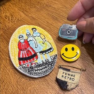 Assorted Pins- Set of 4